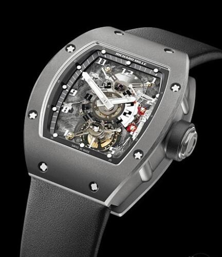 Replica Richard Mille RM 003-V2 All Gray Watch Titanium - Caoutchouc Strap